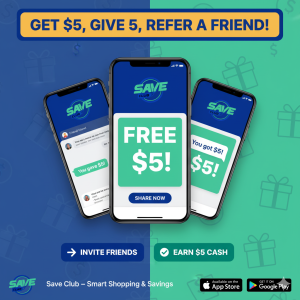 SaveClub: A Free App That Rewards You With Cash