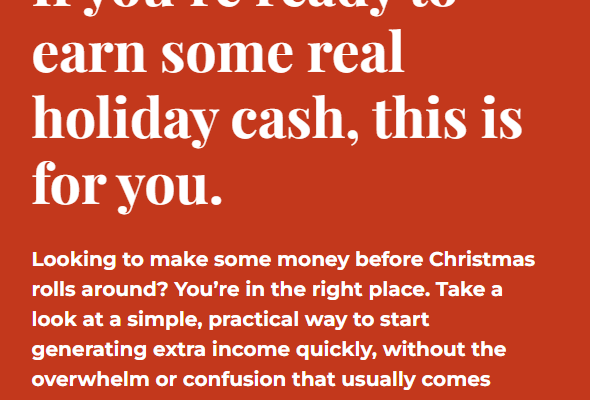 Make Some Holiday Cash (Without Losing Your Sanity)