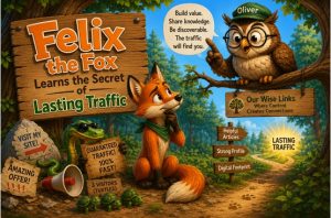 Felix the Fox Learns the Secret of Lasting Traffic