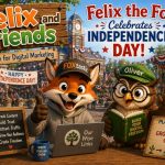 Felix the Fox Celebrates Independence Day